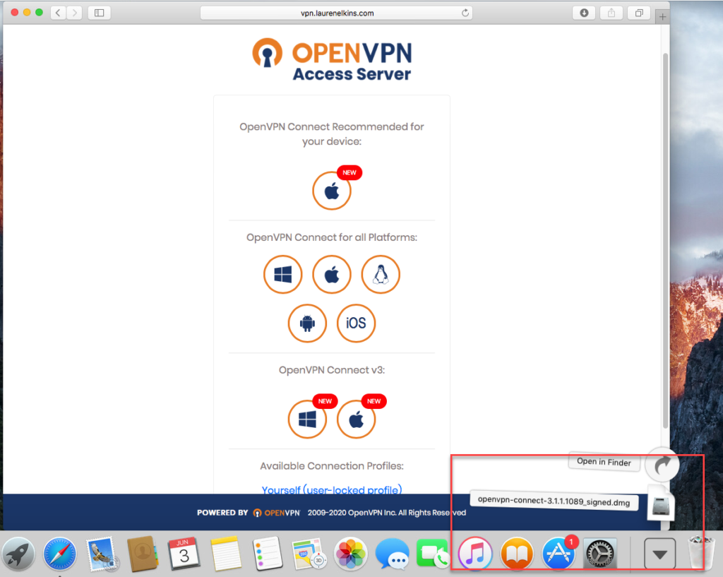 Openvpn connect client mac download